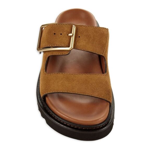 Zadig & Voltaire Alpha Cecilia real suede Sandal in Brown Suede. 40/8.5-9 - Picture 13 of 14